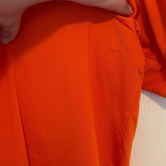 RLX Ralph Lauren Sport Men’s Polo Shirt Size L Orange Golf Athletic Preppy - Picture 4 of 10